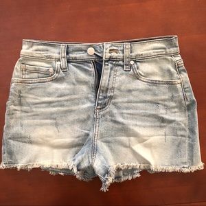 PINK Sz 4 Light Blue Jean Shorts NWOT